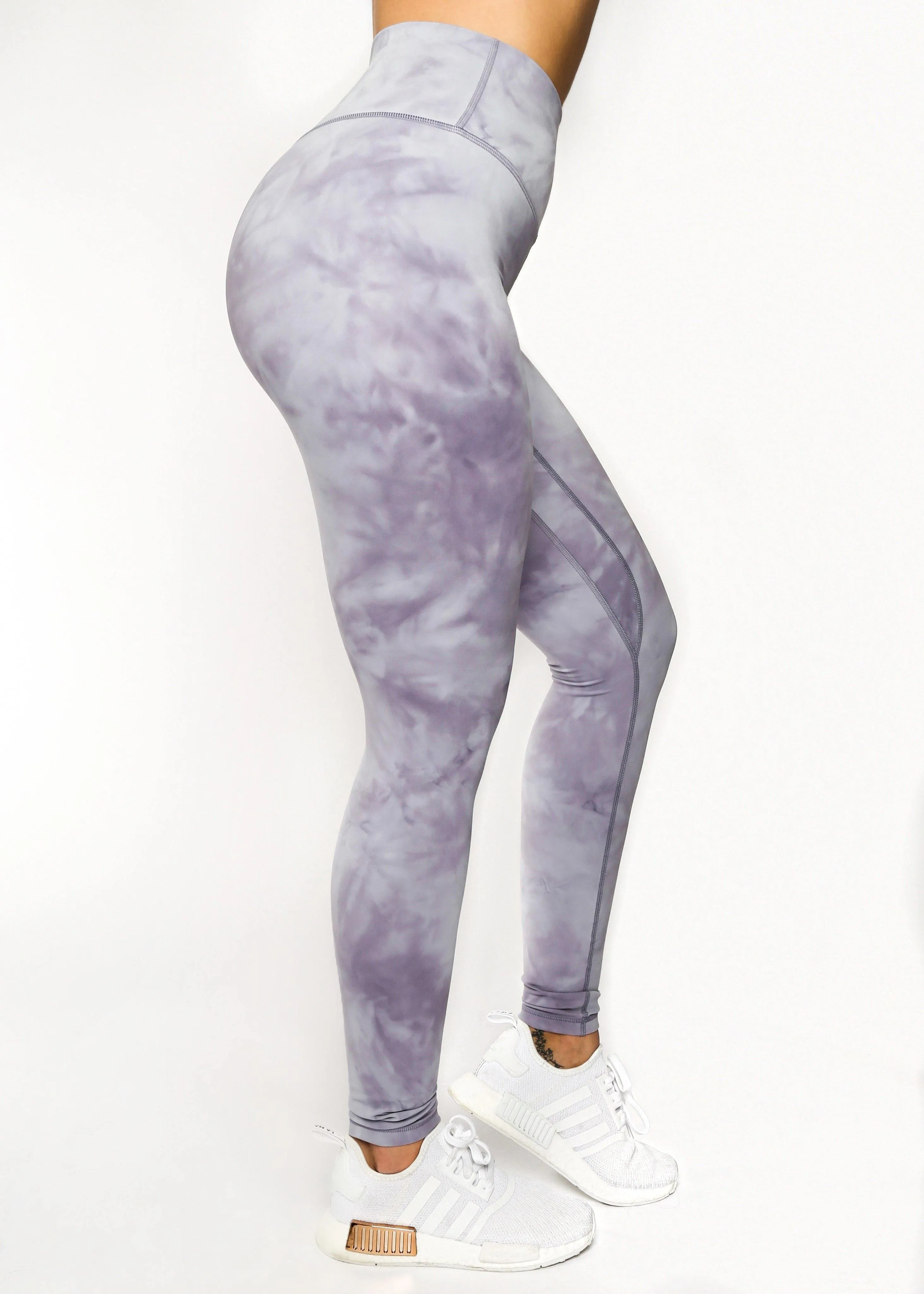 All Tied Up Legging Purple Tie Dye