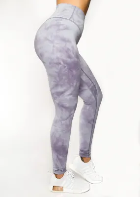 All Tied Up Legging Purple Tie Dye