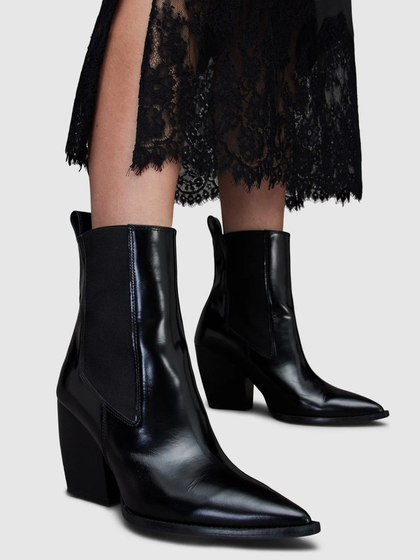 AllSaints Ria Boots - Black