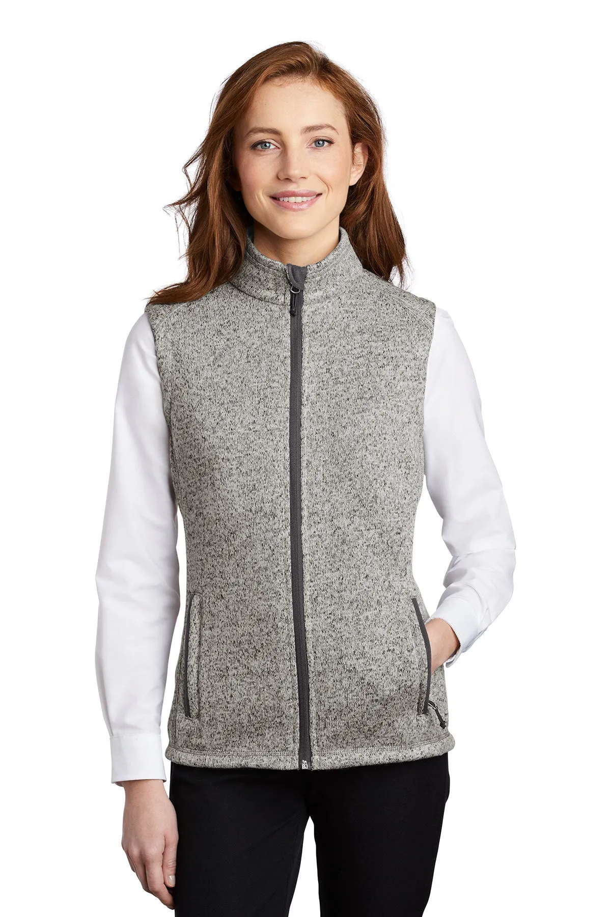 B2B1 L236NEW Port Authority  Ladies Sweater Fleece Vest