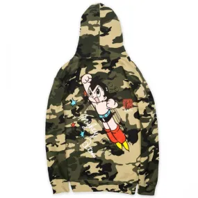 BAIT x Astro Boy Men Mighty Atom Hoody (camo / army)