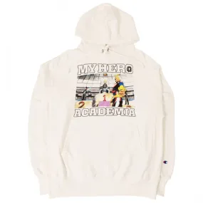 BAIT x Champion x My Hero Acadamia Men Award Scene Reverse Weave Hoody (white)