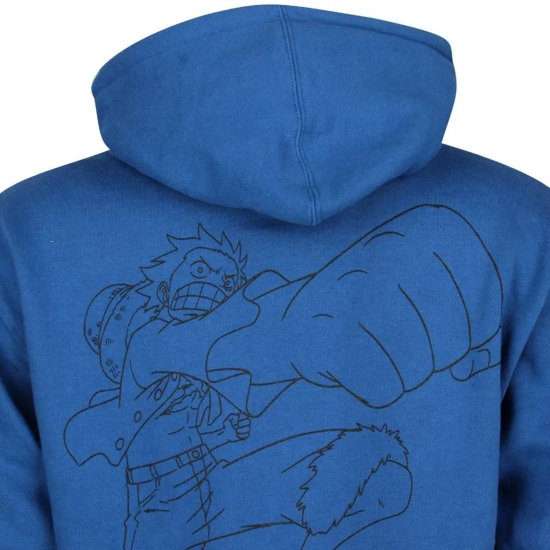 BAIT x One Piece Luffy Punch Pullover Hoody (royal blue)