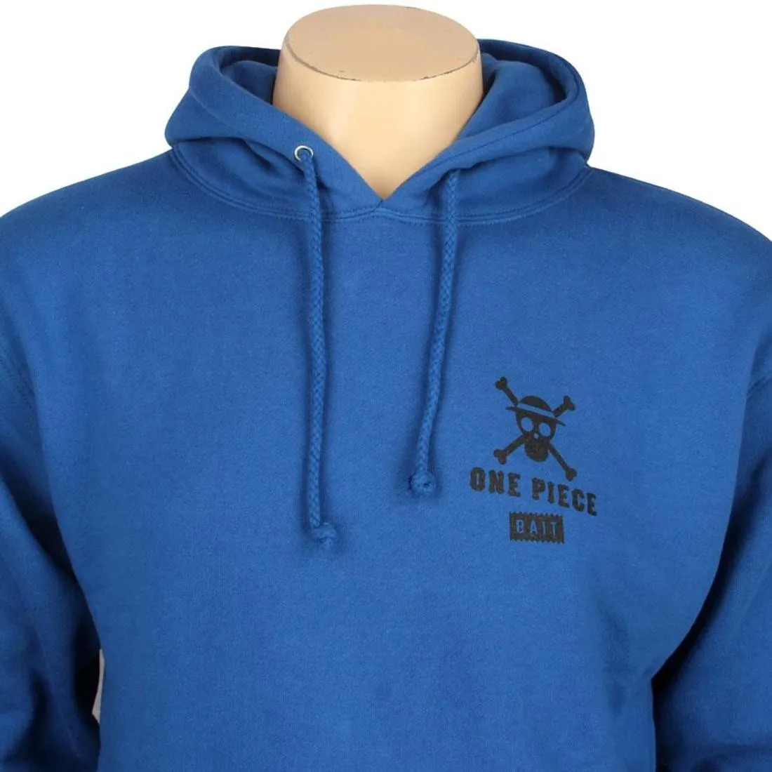 BAIT x One Piece Luffy Punch Pullover Hoody (royal blue)