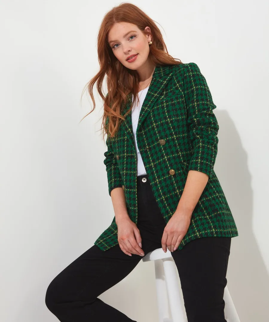 Beautifully Bold Check Jacket