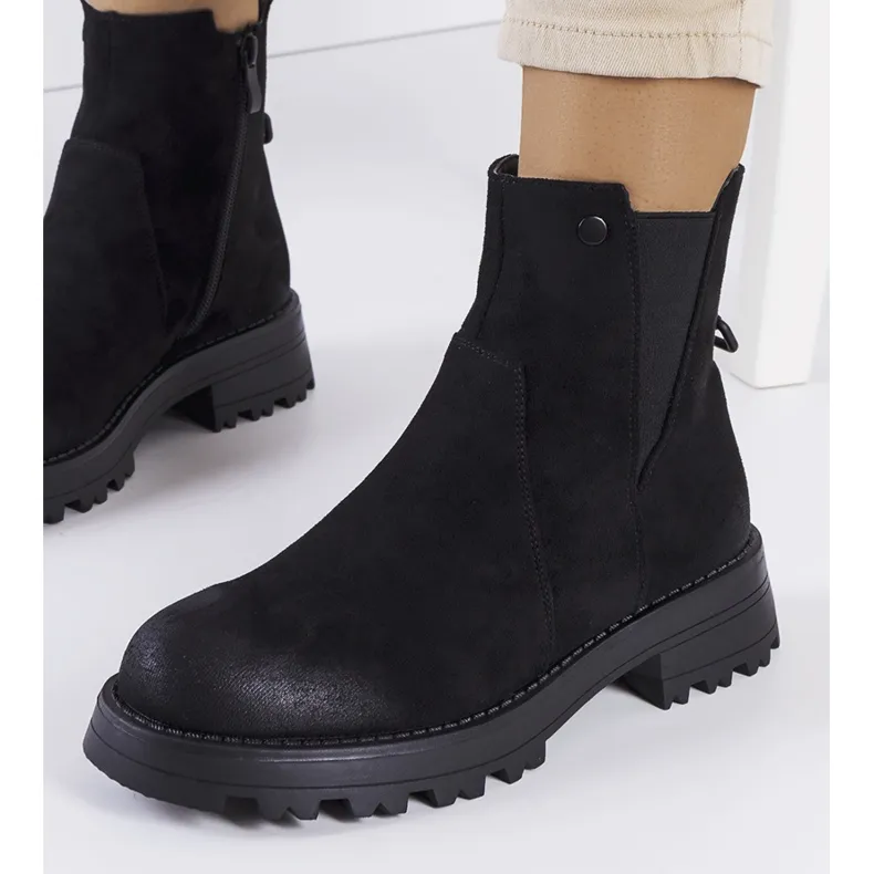 Black Krosstoen Chelsea boots