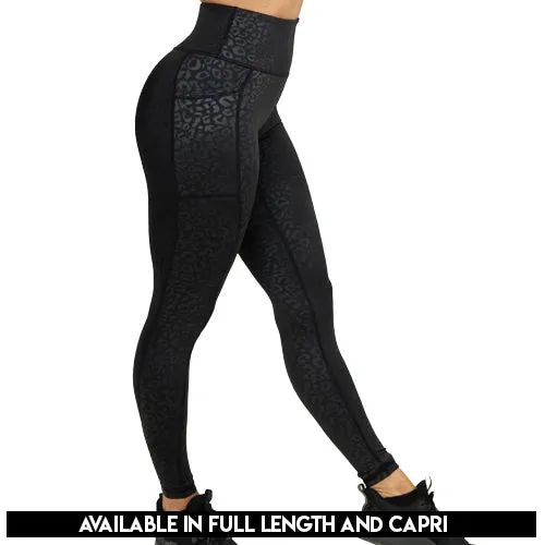 Black Leopard Leggings