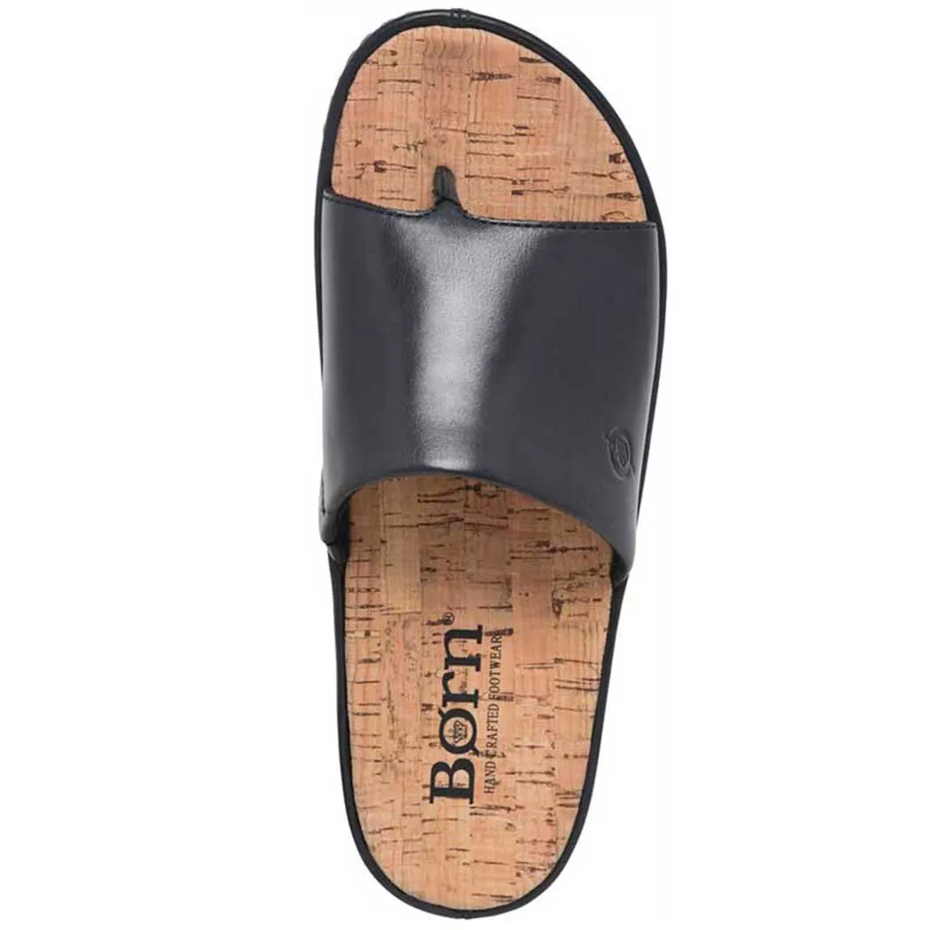 Born Sharr Platform Slide Sandal Black (Women's)