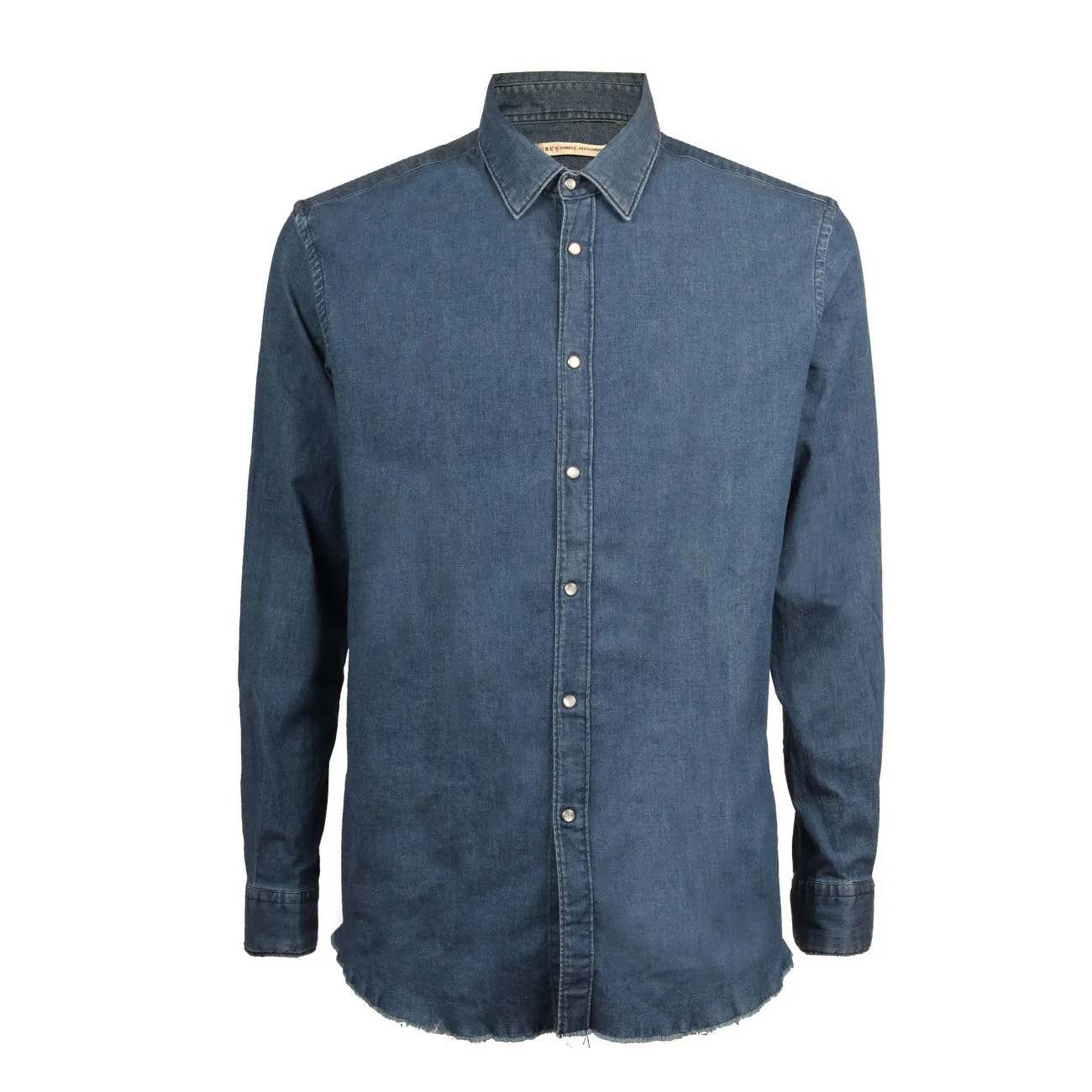 CAMICIA BASICA SUPER STRETCH Uomo Denim Medio