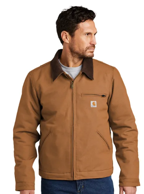 Carhartt MEN'S BLANKET-LINED DETROIT JACKET - RELAXED FIT - DUCK - 1 WARM RATING