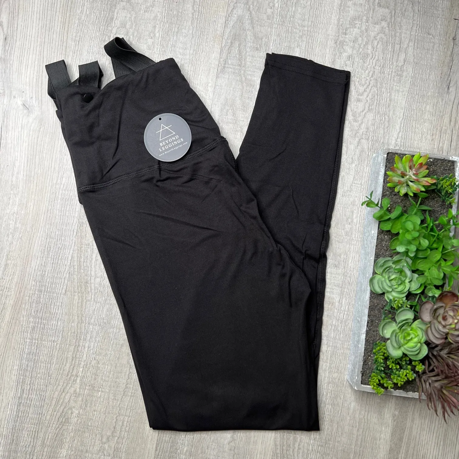 CC Solid Black Yoga Leggings