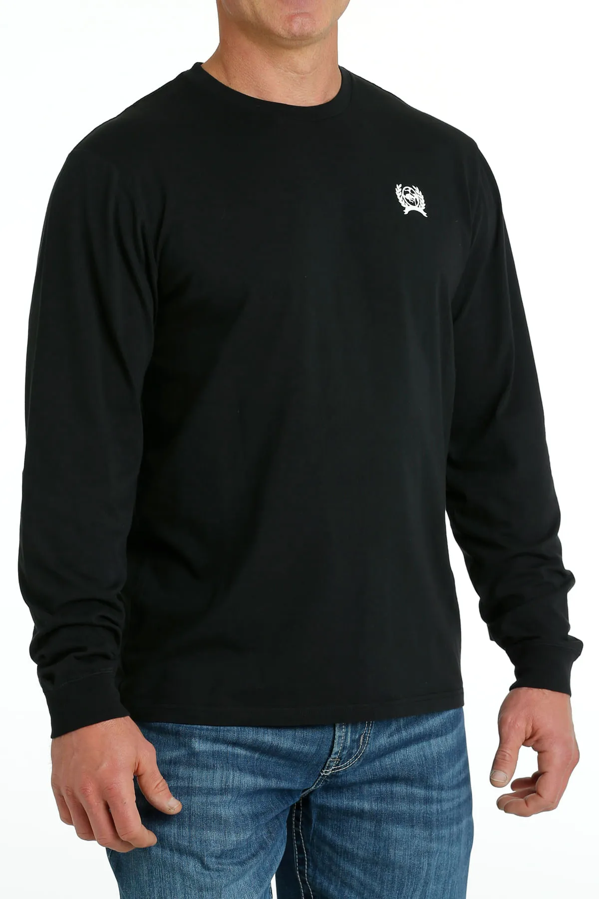 Cinch Mens Black Long Sleeve Shirt