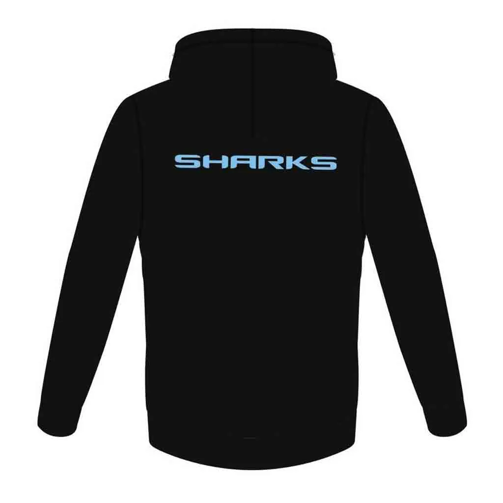 Cronulla Sharks 2024 Full Zip Fleece Hoodie Adult