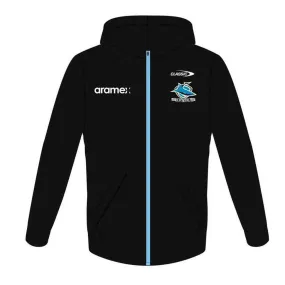 Cronulla Sharks 2024 Full Zip Fleece Hoodie Adult