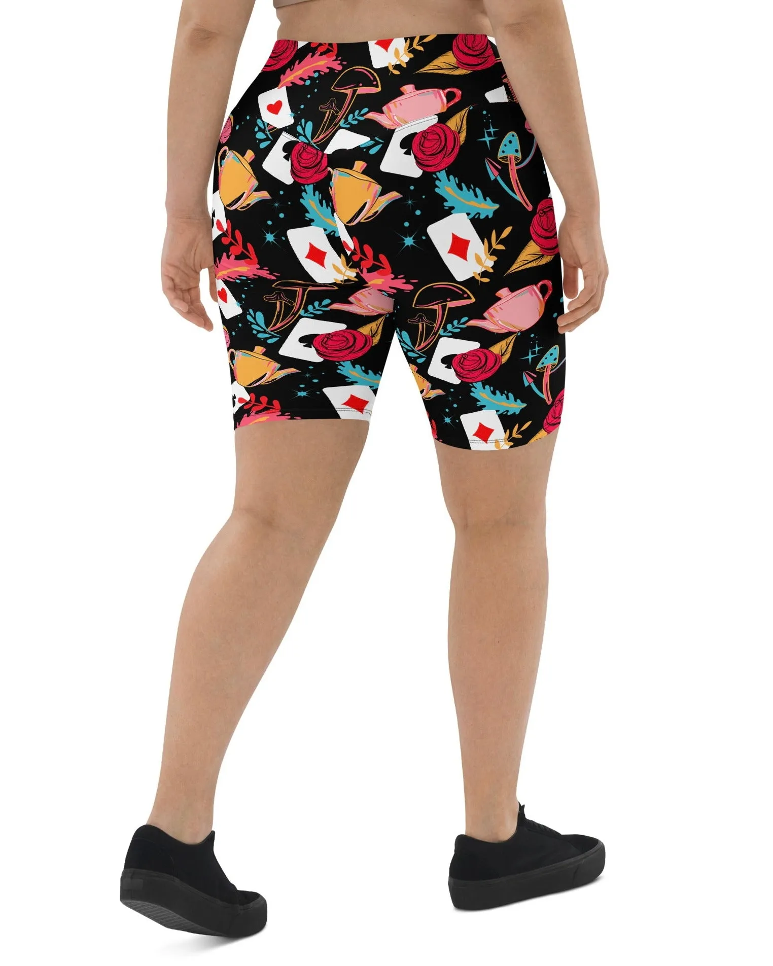 Curiouser and Curiouser Biker Shorts