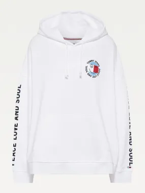 Curve Peace Logo Hoodie | Hoodies | Tommy Hilfiger