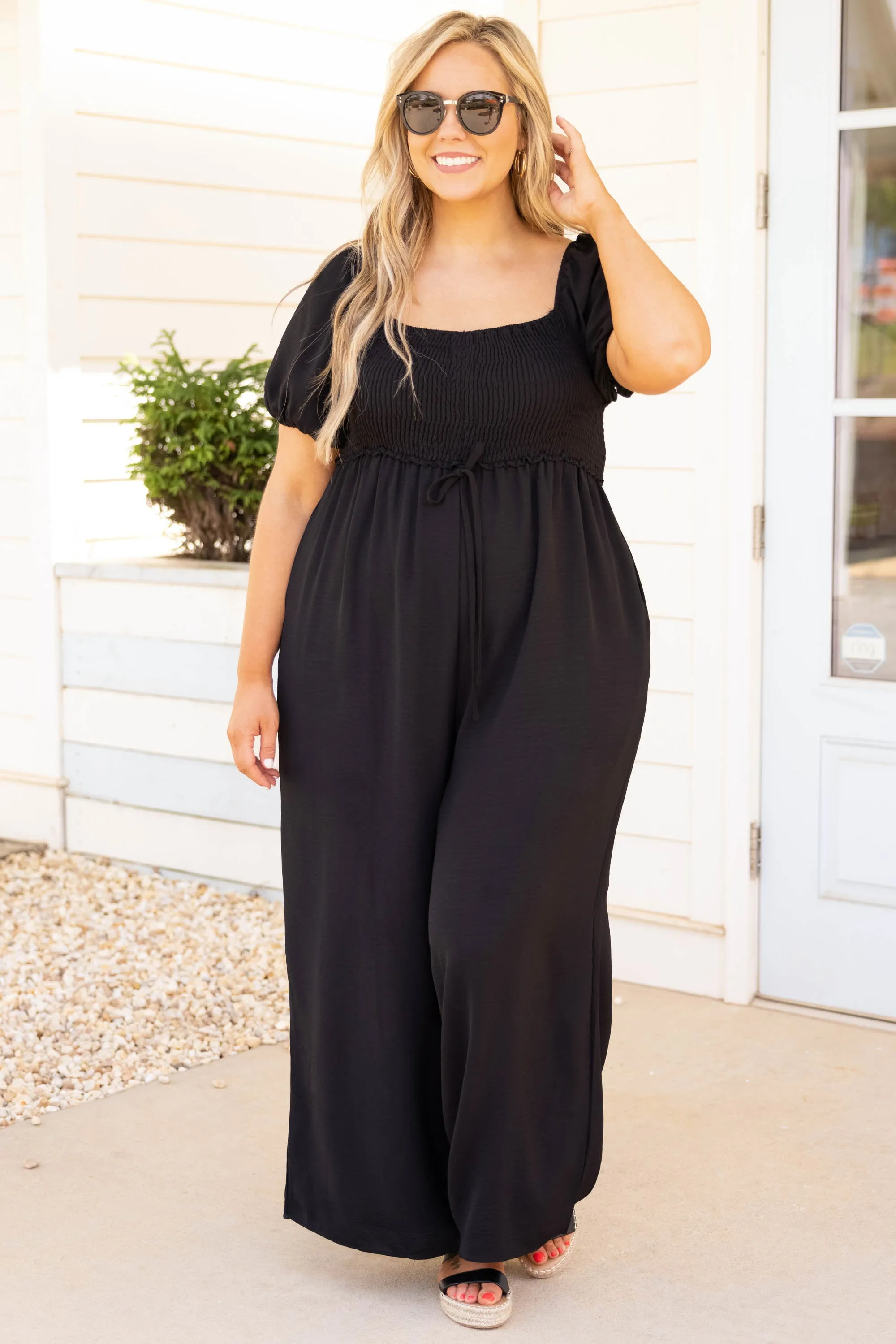 Dancing Under The Stars Jumpsuit, Black