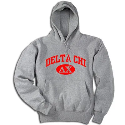 Delta Chi Hoodie, Printed Vertical Arc Design - G185 - CAD