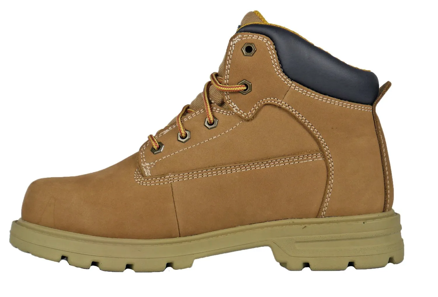 DieHard Mens Charger Soft Toe Wheat Leather Nubuck Work Boots 8 D