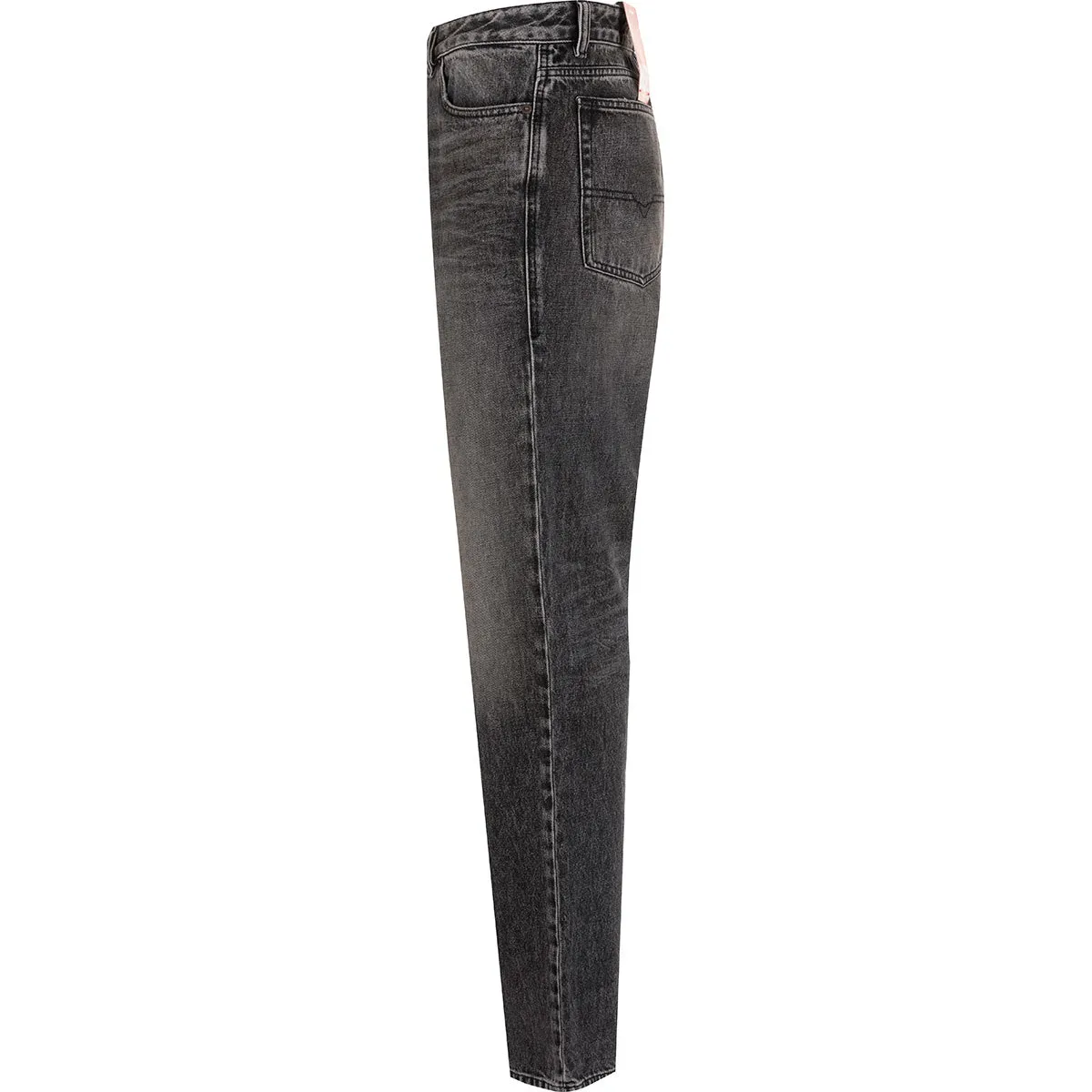 Diesel Logo Patch Straight-Leg Jeans