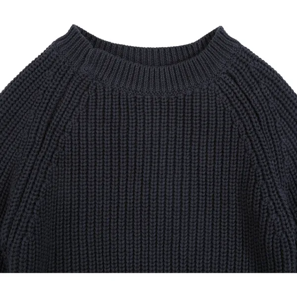 Donsje Amsterdam Jade Rib Knit Drop Shoulder Sweater, Dark Spruce