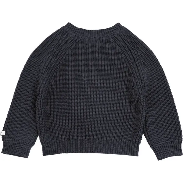 Donsje Amsterdam Jade Rib Knit Drop Shoulder Sweater, Dark Spruce