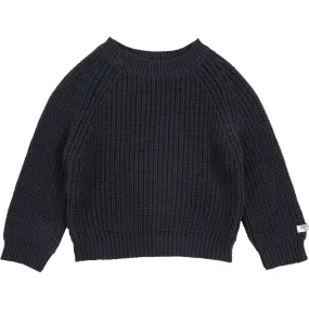 Donsje Amsterdam Jade Rib Knit Drop Shoulder Sweater, Dark Spruce