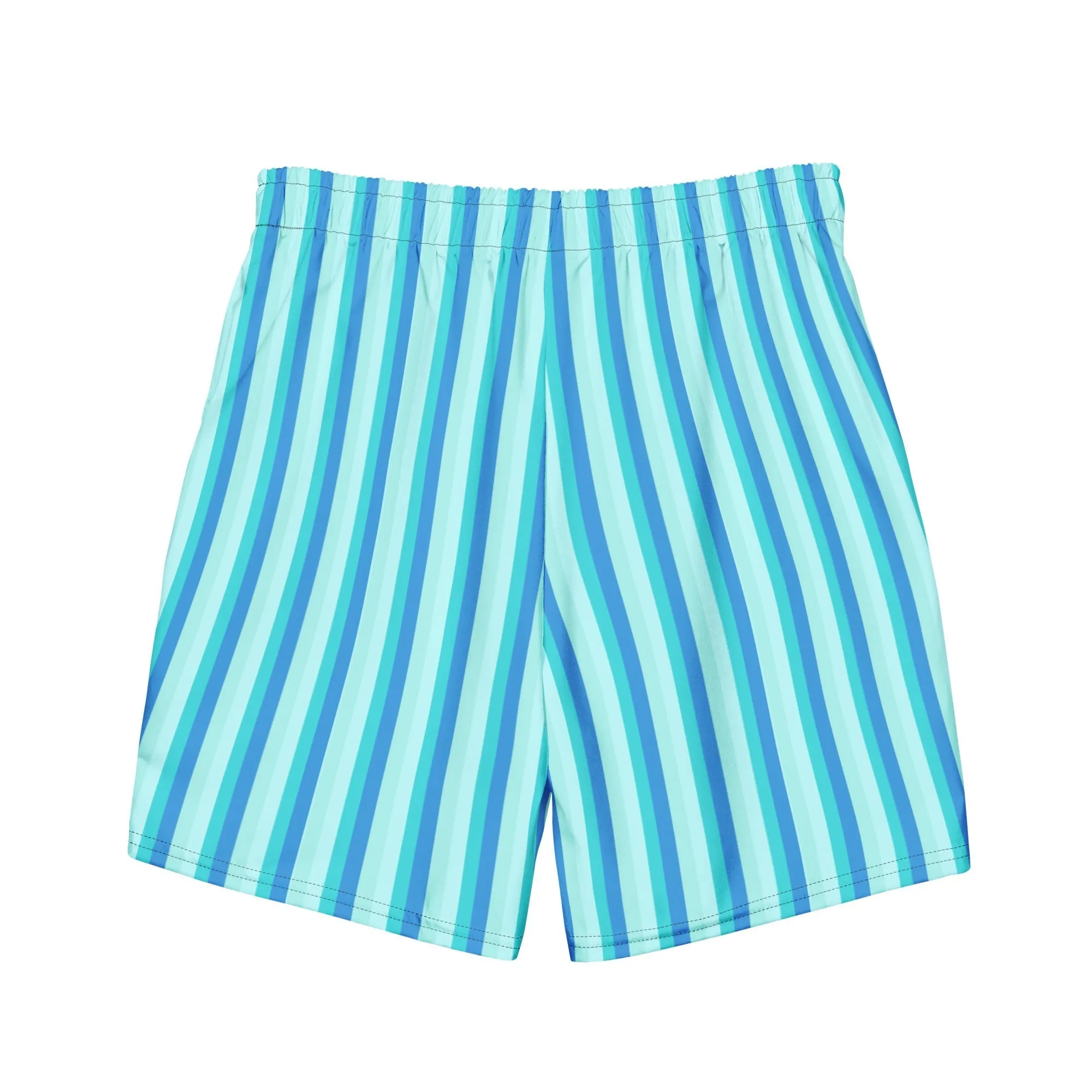 ECO MEN'S SWIM SHORTS - BLUE STRIPES