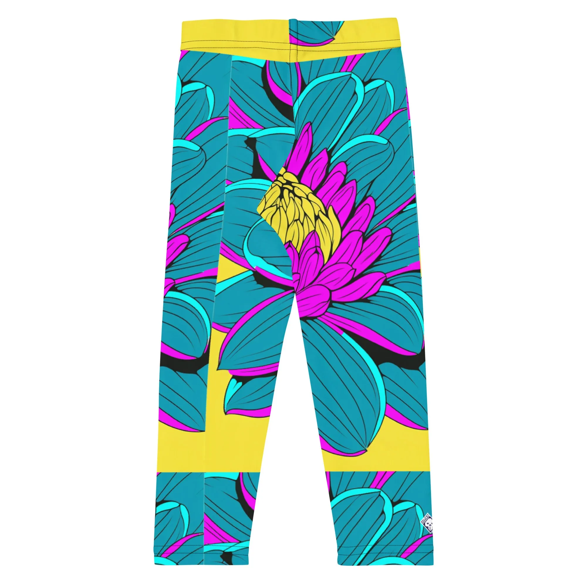 Elevate Your Girl's Active Style with Pop Art Inspired Yoga Pants 001