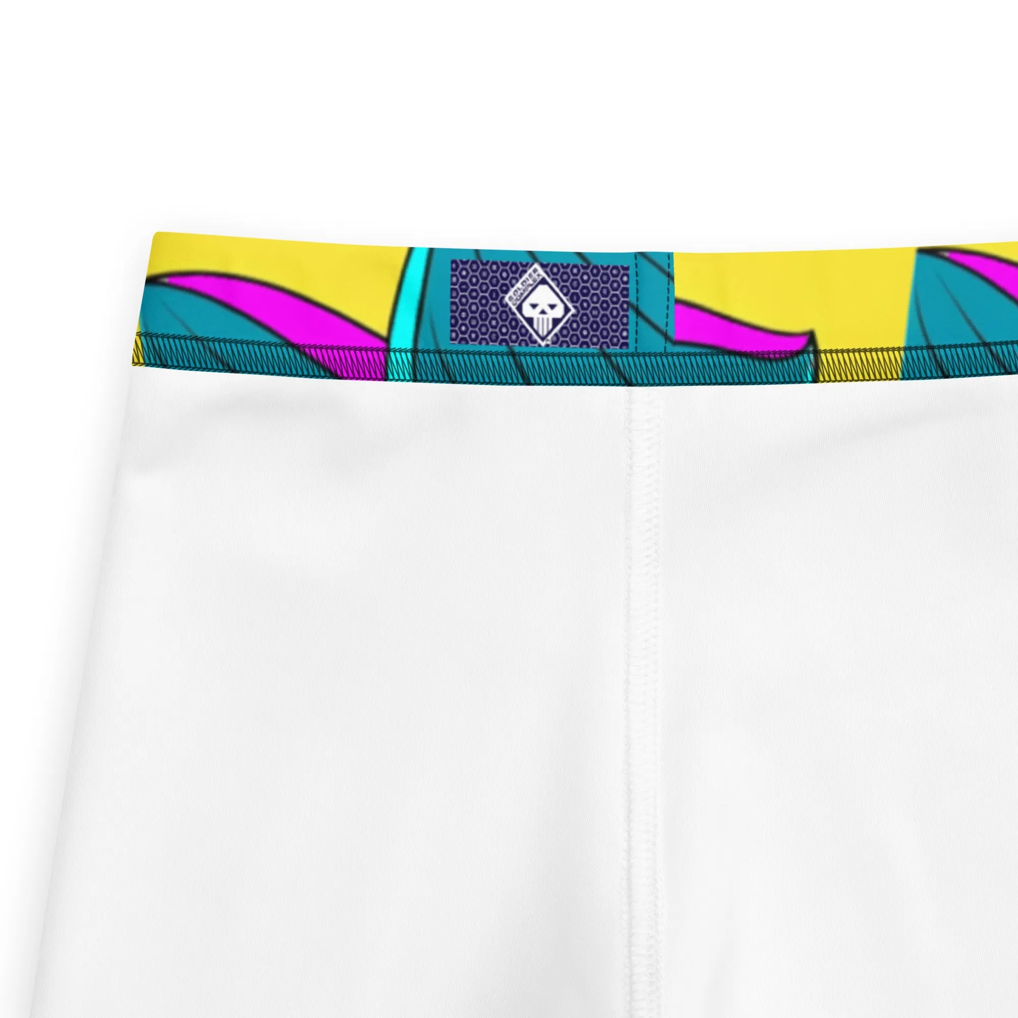 Elevate Your Girl's Active Style with Pop Art Inspired Yoga Pants 001