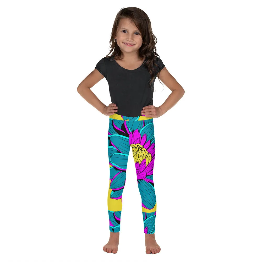 Elevate Your Girl's Active Style with Pop Art Inspired Yoga Pants 001