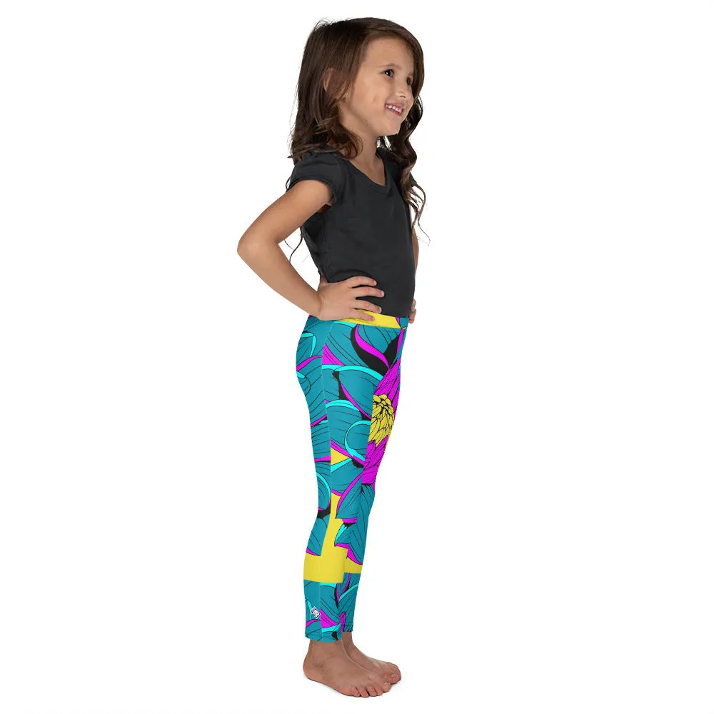 Elevate Your Girl's Active Style with Pop Art Inspired Yoga Pants 001