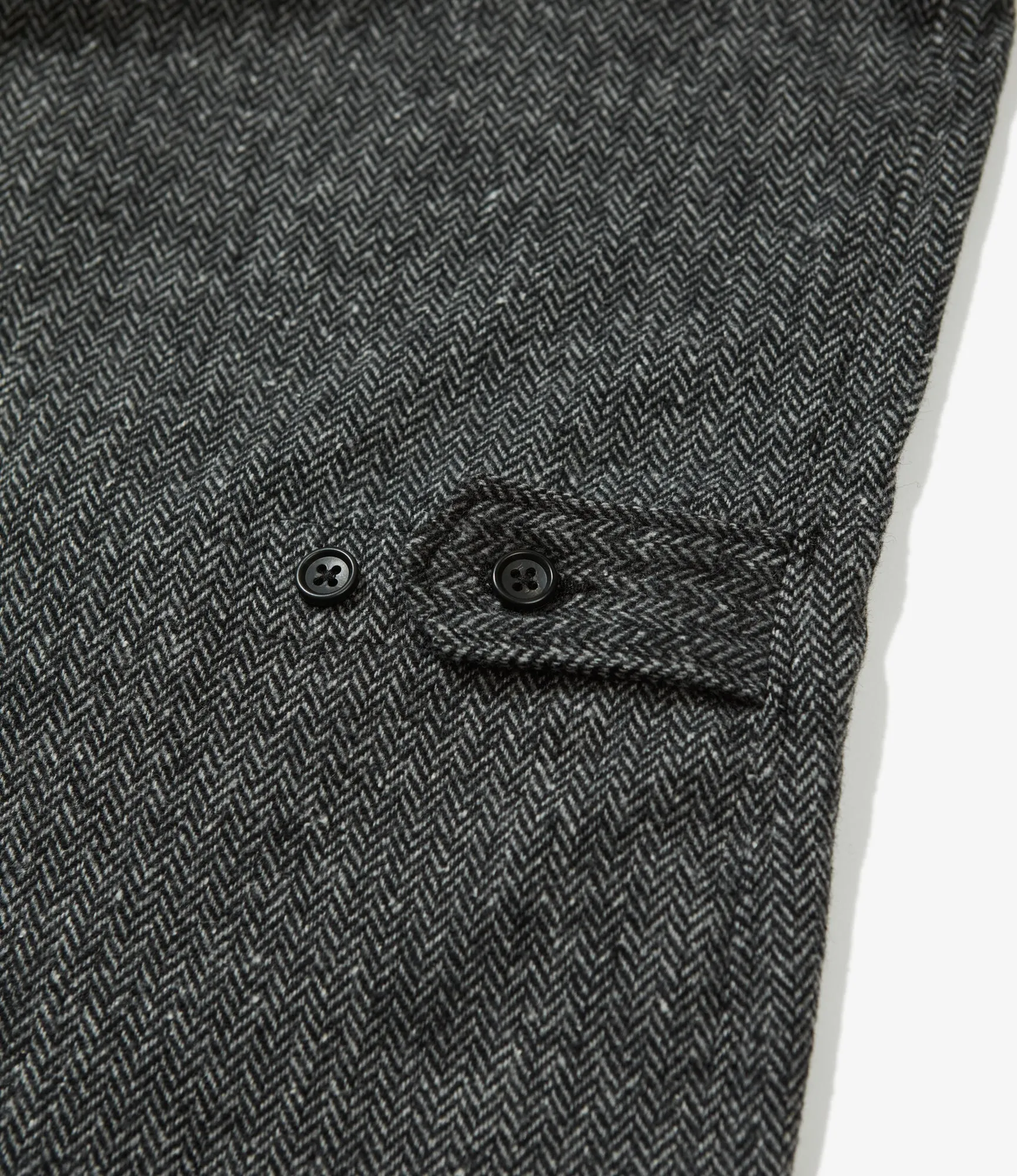 Engineered Garments Loiter Jacket - Grey Poly Wool Herringbone