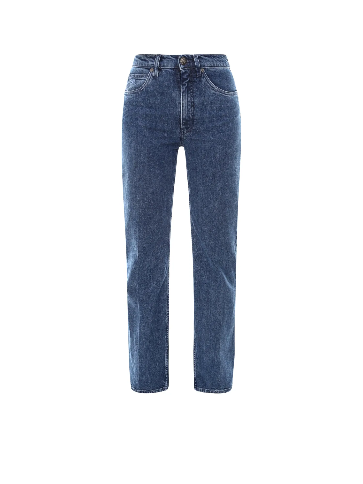 Etro High-Waist Bootcut Jeans