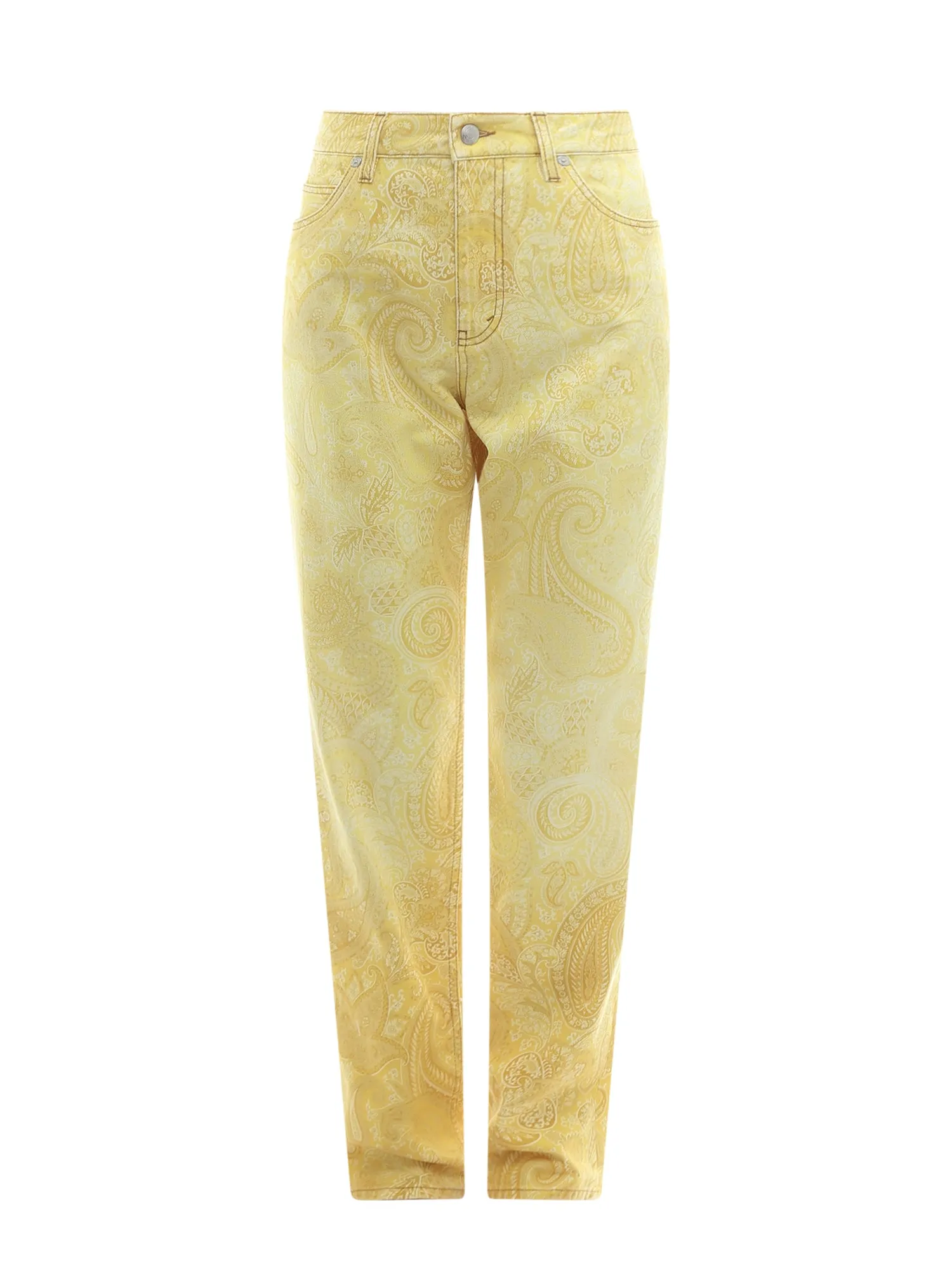 Etro Paisley Printed Straight Leg Jeans