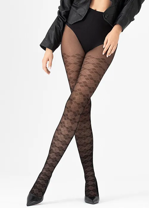 Fiore Oxford 20 Patterned Tights ()