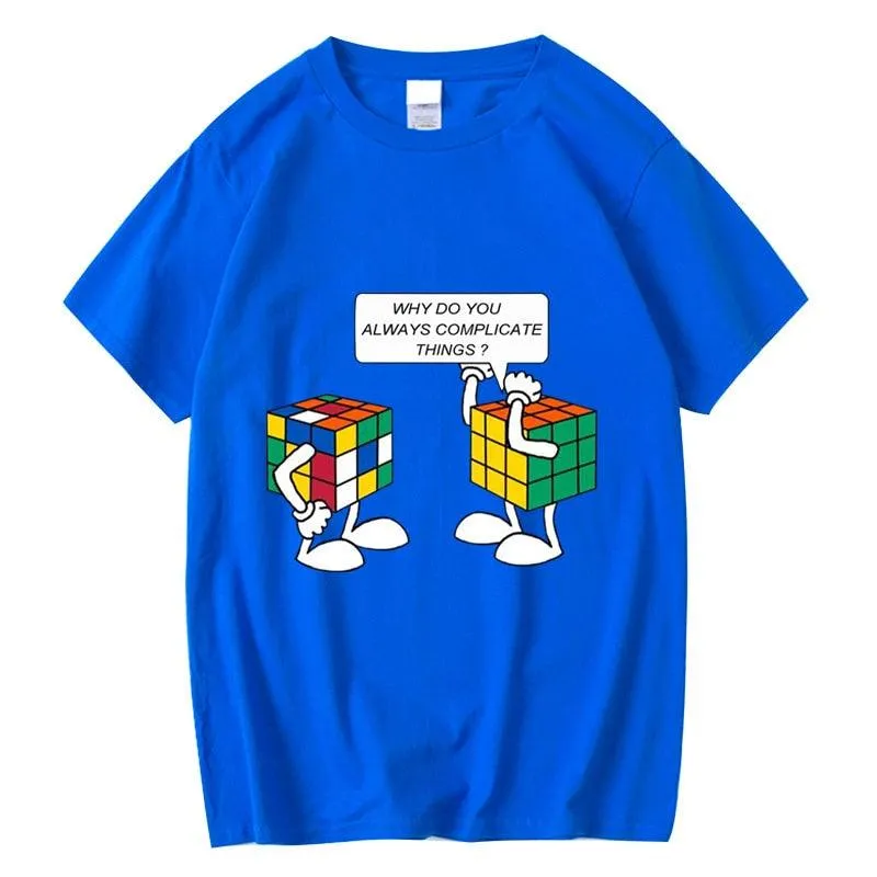 Funny Sarcastic Pun Intended T-shirt Complicated Rubics Cube