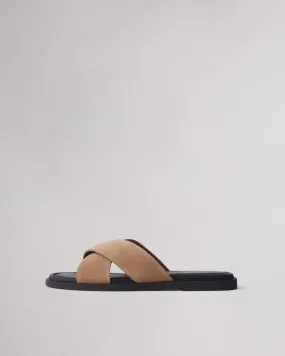 Geo Suede Strap Sandal