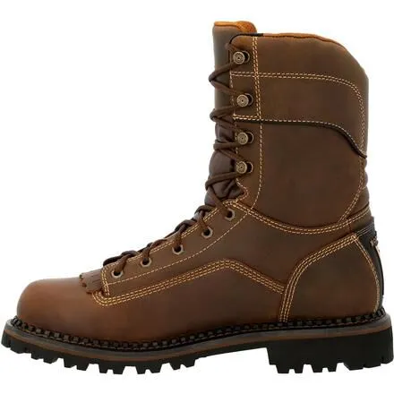 Georgia Boot AMP LT Low Heel Logger Waterproof Work Boot