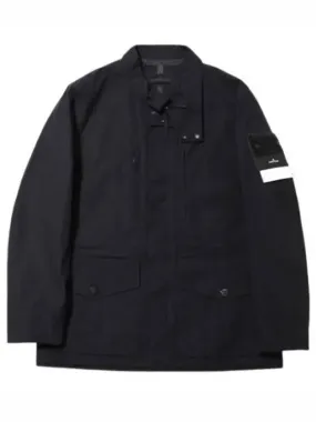 Ghost Piece Ventil Monochrome Badge Field Jacket Men