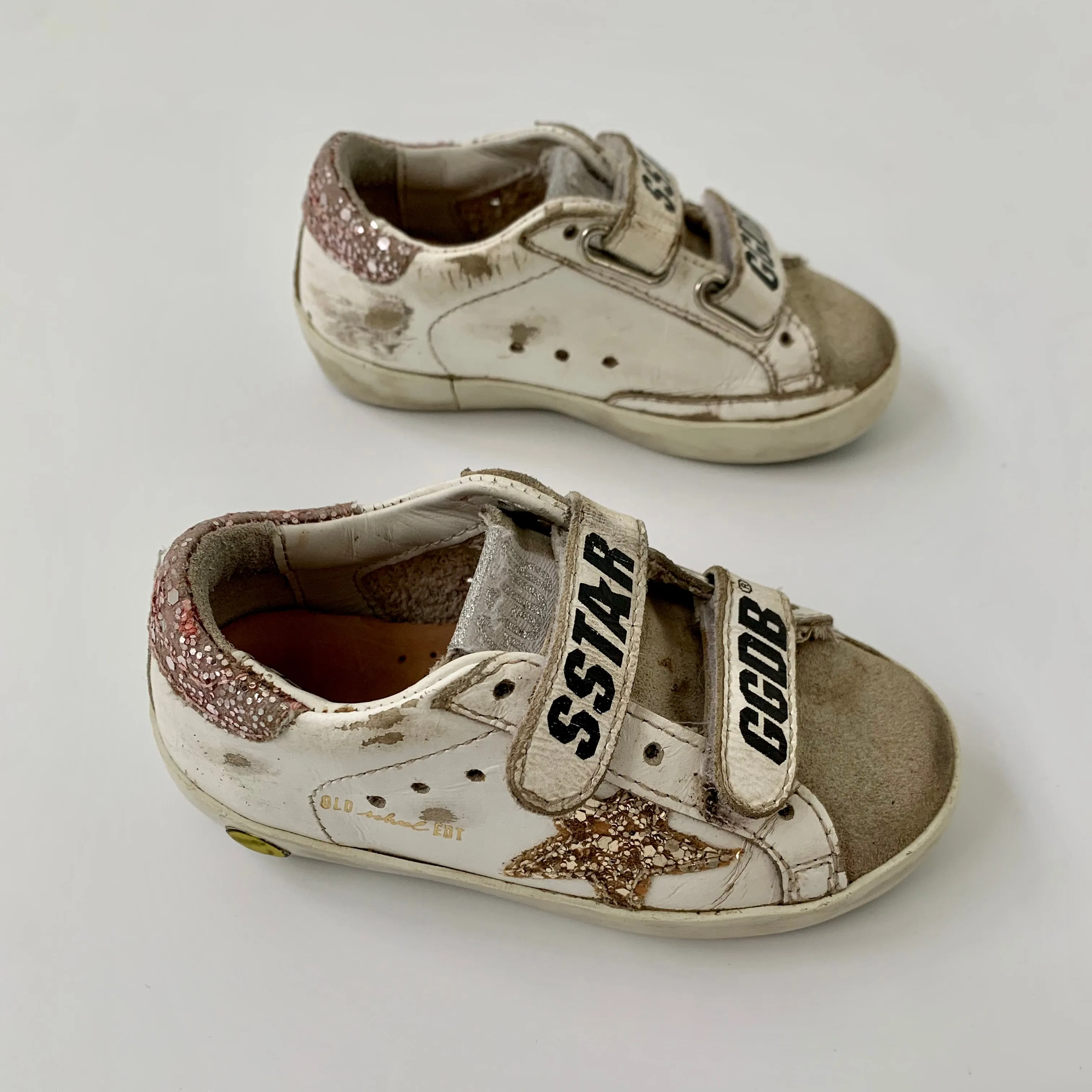 Golden Goose Sequin Sneakers: Size 22