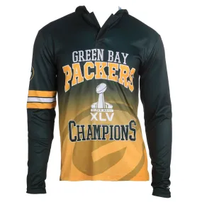 Green Bay Packers Super Bowl 45 Champions Commemorative Hoody Tee