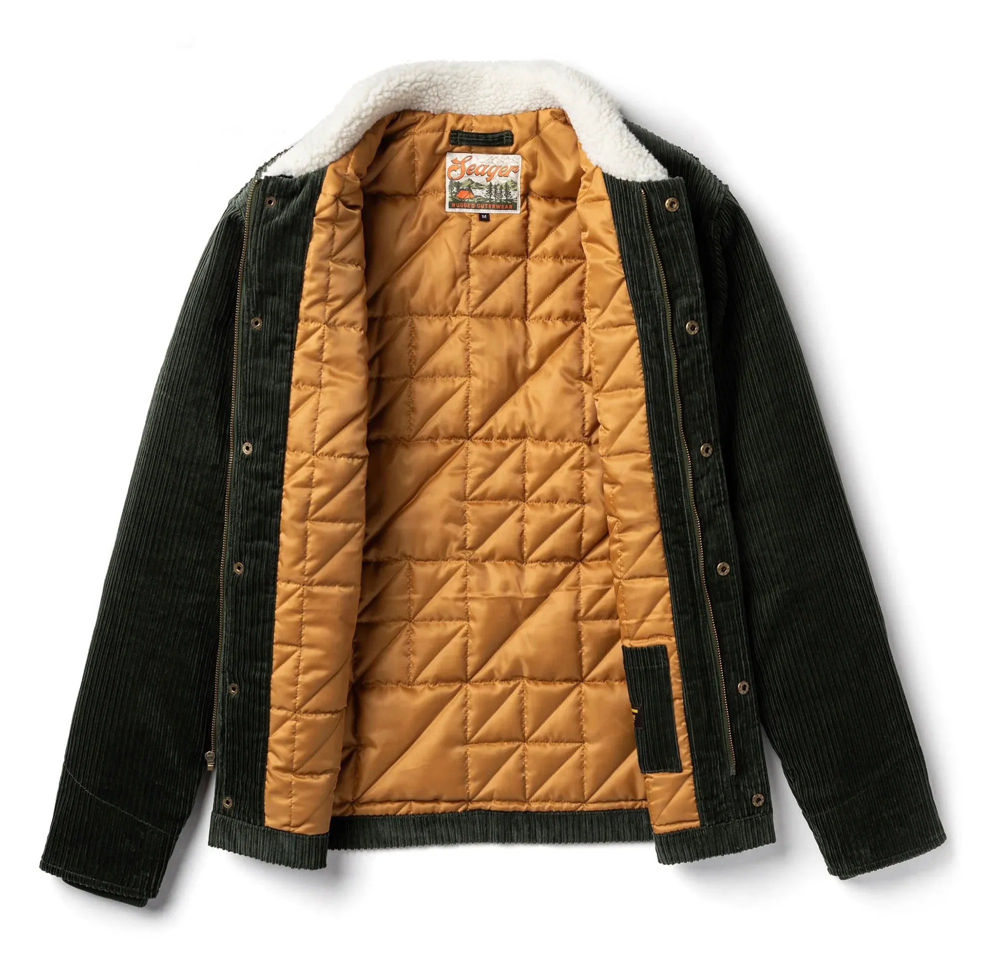 Heartworn Highway Jacket - Dark Green Cord