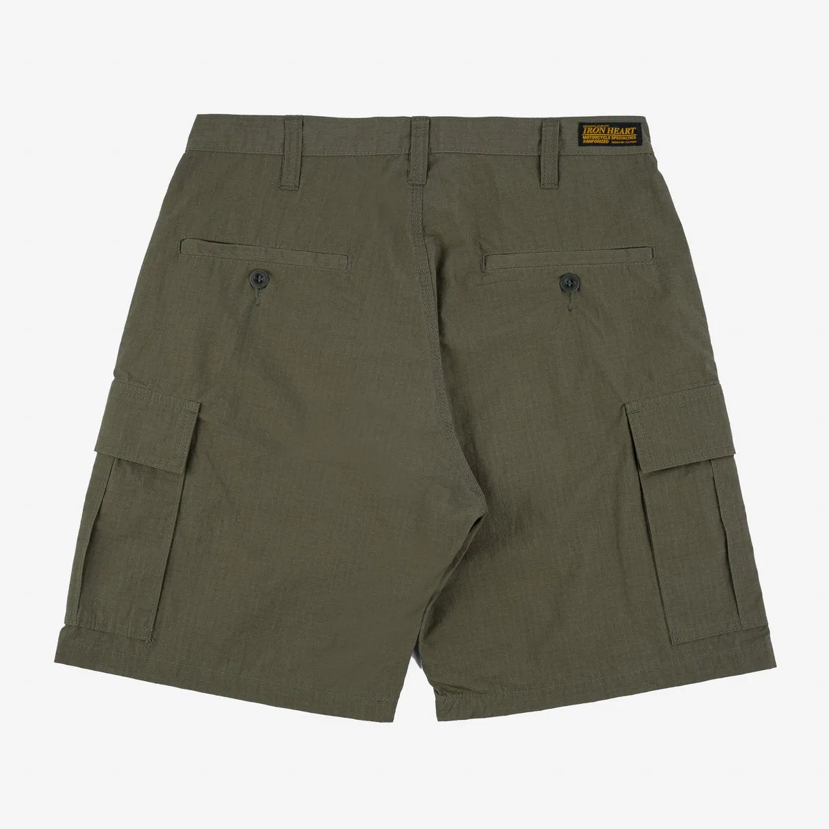 Iron Heart - IH-736-Olive Drap Ripstop Cargo Shorts