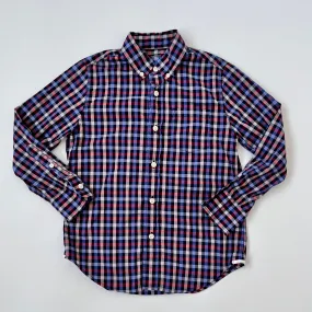 J Crew Red And Blue Check Shirt: 6-7 Years