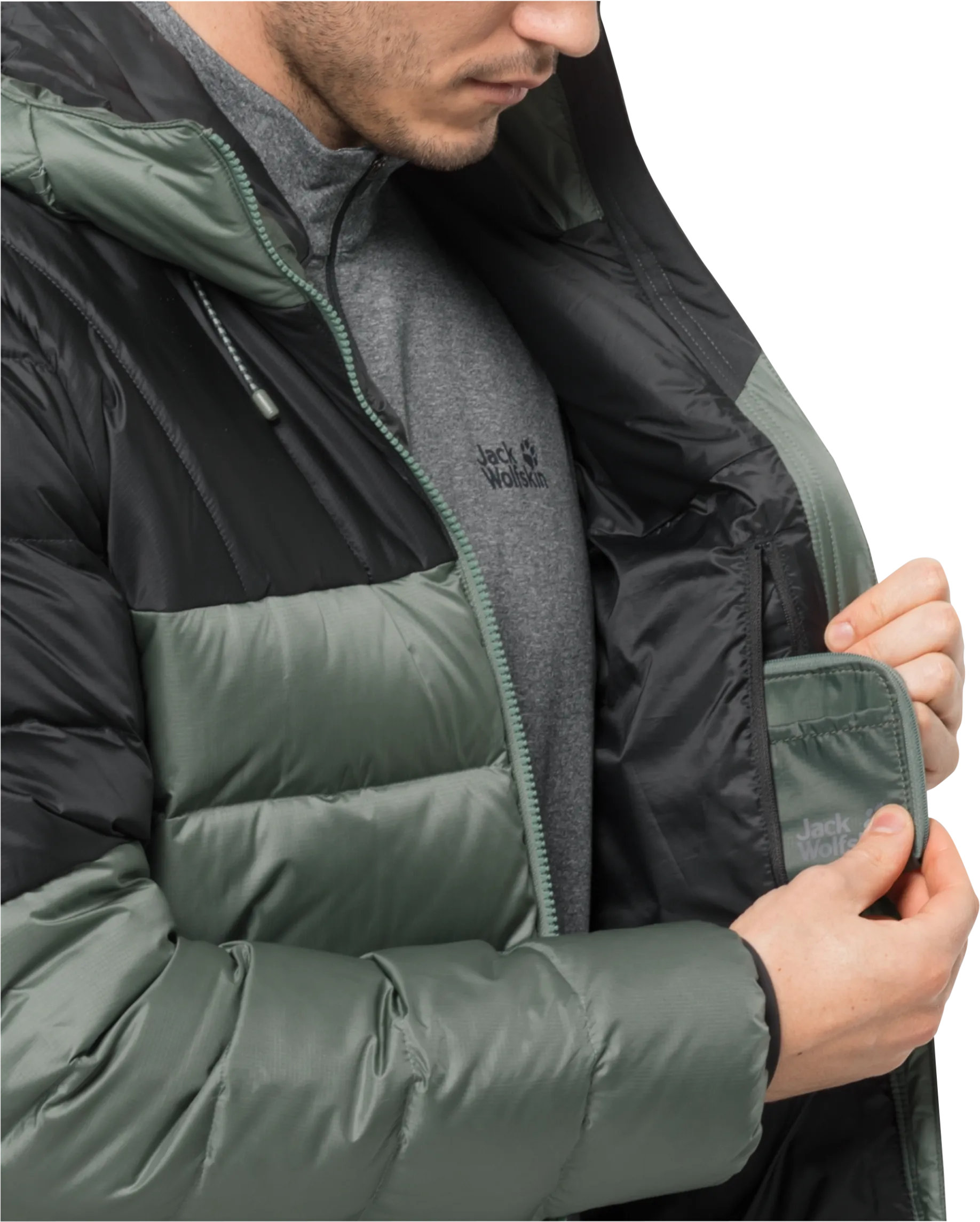 Jack Wolfskin Men's Nebelhorn Down Hoody Hedge Green | Buy Jack Wolfskin Men's Nebelhorn Down Hoody Hedge Green here |