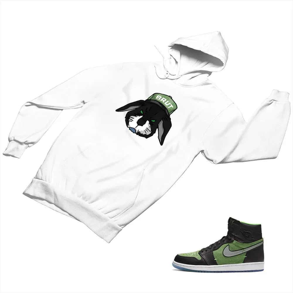 Jordan 1 Black Green Matching Custom Designed Hoodies JD 1-70-11