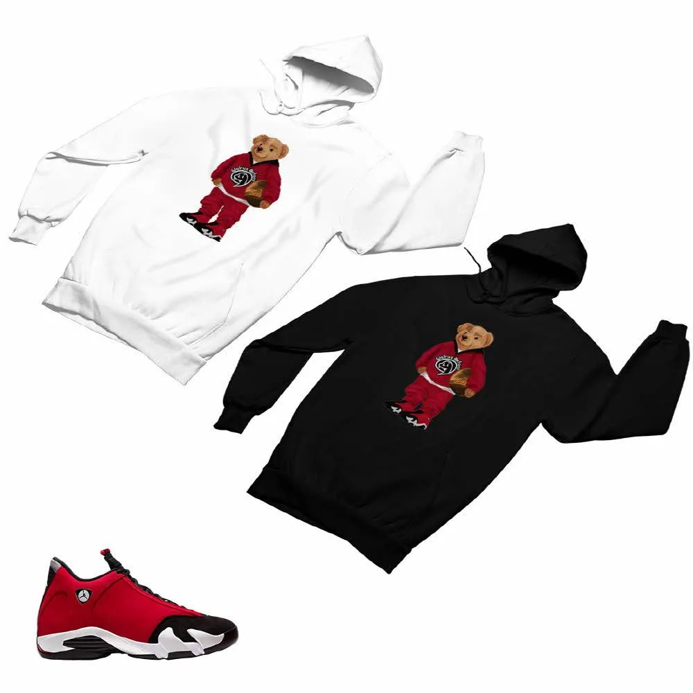 Jordan 14 Retro Gym Red Matching Custom Designed Hoodies JD 14-7-19