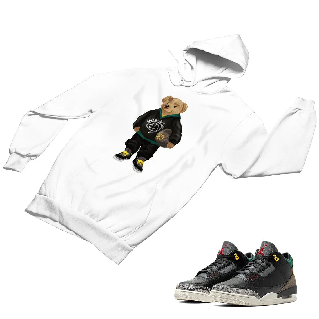 Jordan 3 Animal Matching Custom Designed Hoodies JD 3-11-16