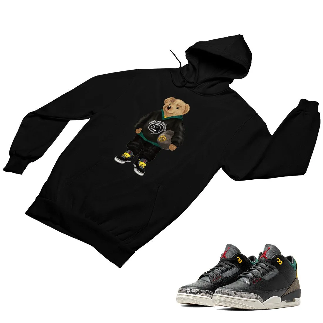 Jordan 3 Animal Matching Custom Designed Hoodies JD 3-11-16